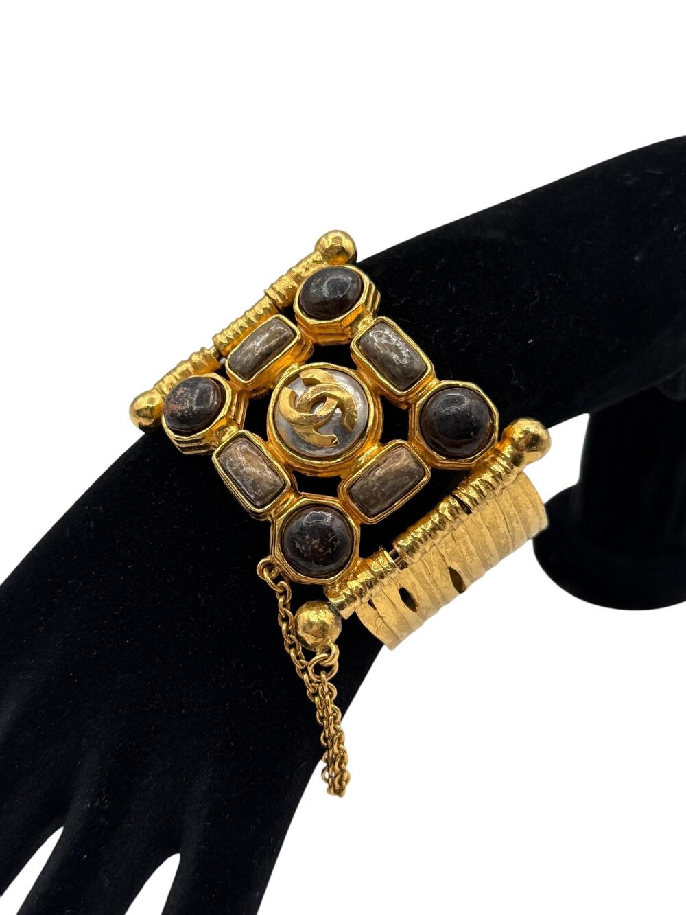 Chanel Fall 1997 CC Gripoix Cuff